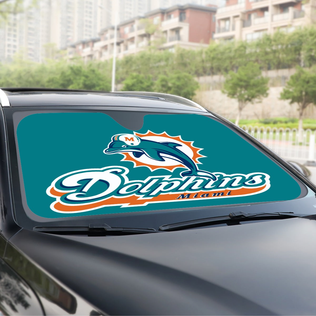 Miami Football Game Day Windshield Sunshade | 137cm(53.9”)