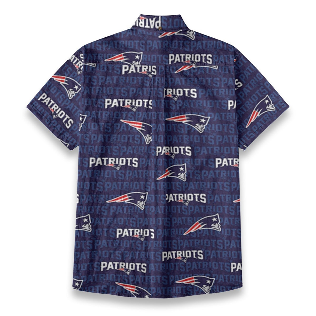 New England Football Game Day All-Over Print Men's Breathable Cotton Shirt|125GSM