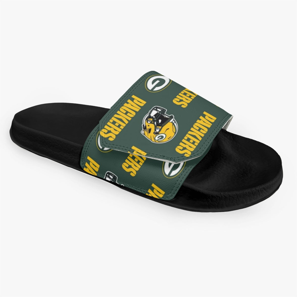 Green Bay Football Game Day Men's Velcro Slippers