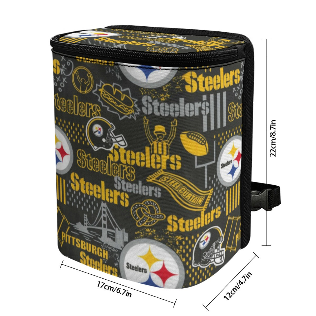 Pittsburgh Steelers Car Hanging Trash Bin