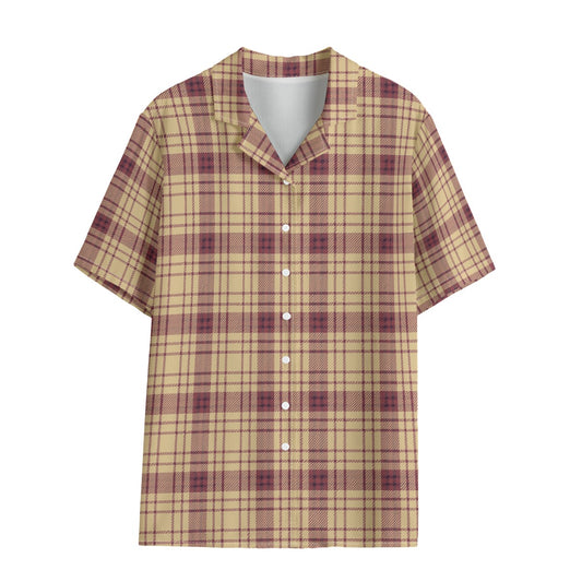 Florida  Seminoles Tartan Plaid Women's Hawaii Shirt | Rayon