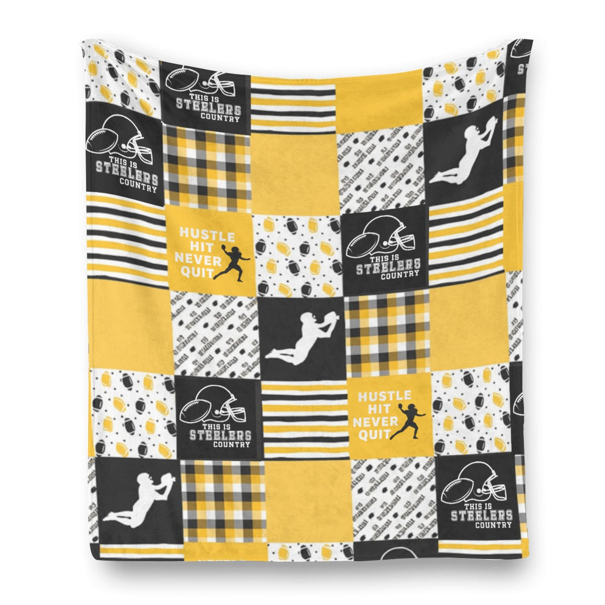 Pittsburgh Steelers Single-Side Printing Flannel Blanket