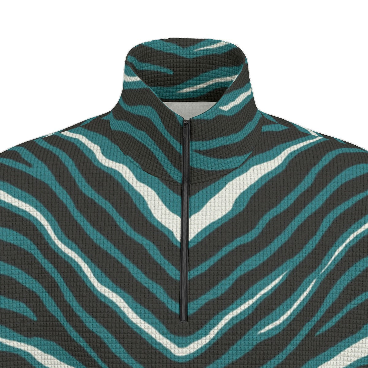 Philadelphia Football Game Day All-Over Print Unisex Turtleneck Zippered Sweatshirt