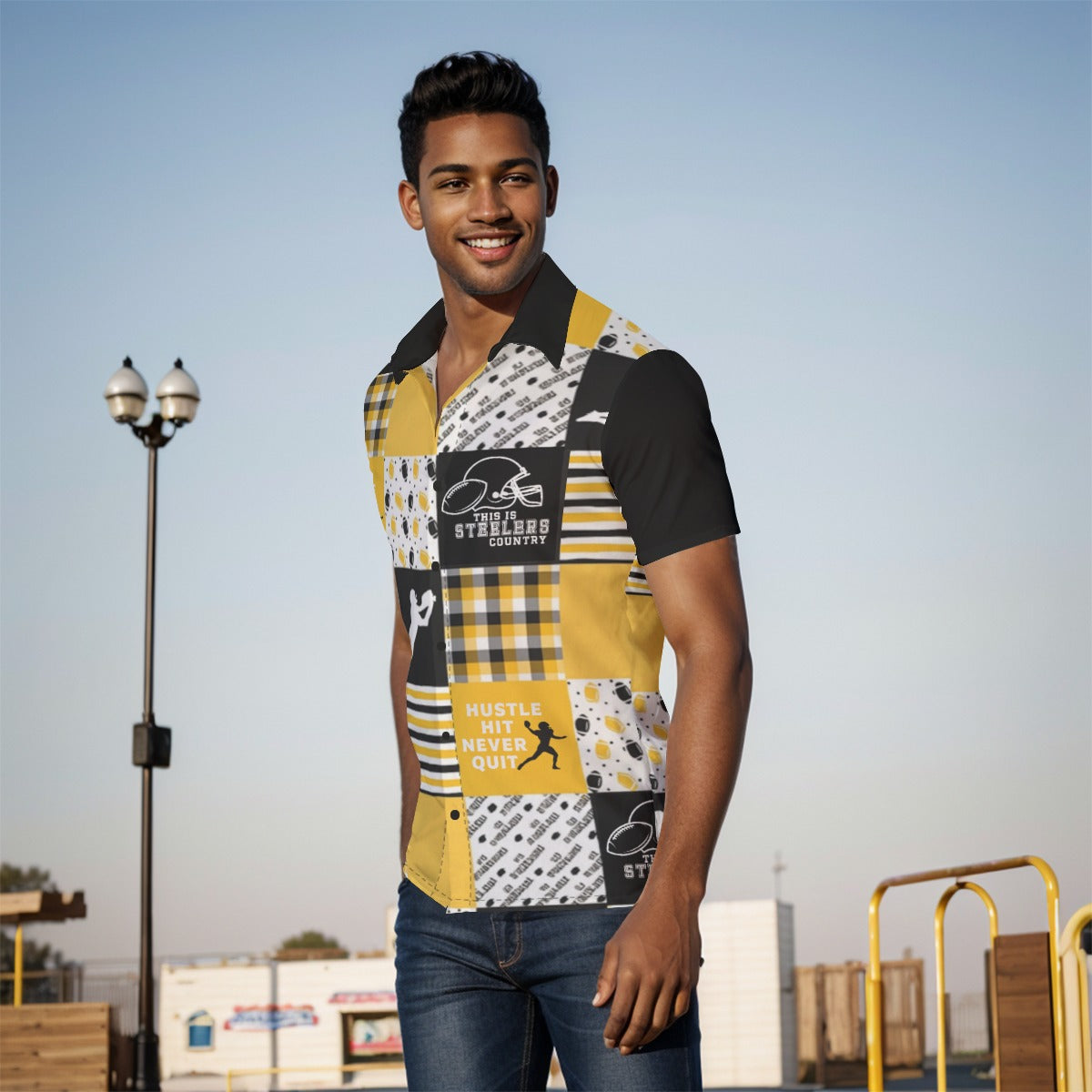 All-Over Print Men's Shirt