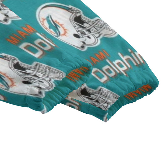 Miami Football Game Day All-Over Print Kid's Sweatpants | 310GSM Cotton