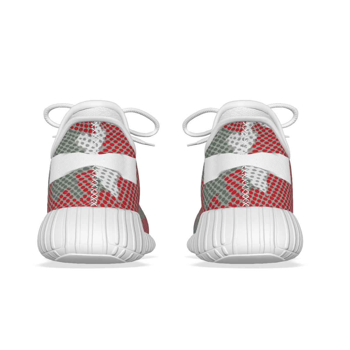 Urban Legend Ohio State Buckeyes Scarlet Gray White Camo Coconut Sneakers Shoes
