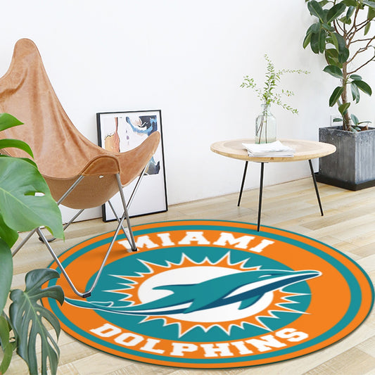 Miami Football Game Day Foldable round mat