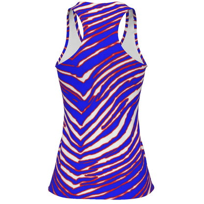 Buffalo Bills Zubaz Women's Workout Tank Top|210GSM