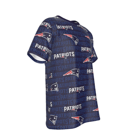 New England Football Game Day All-Over Print Men's T-shirt | Birdseye