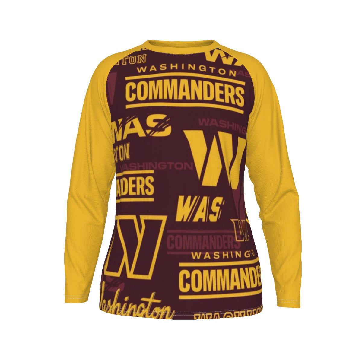 Washington Commanders Men's Long Sleeve T-shirt With Raglan Sleeve