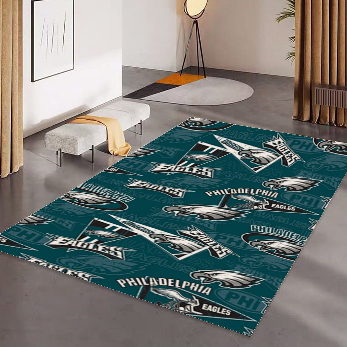 Philadelphia Football Game Day Foldable Rectangular Floor Mat