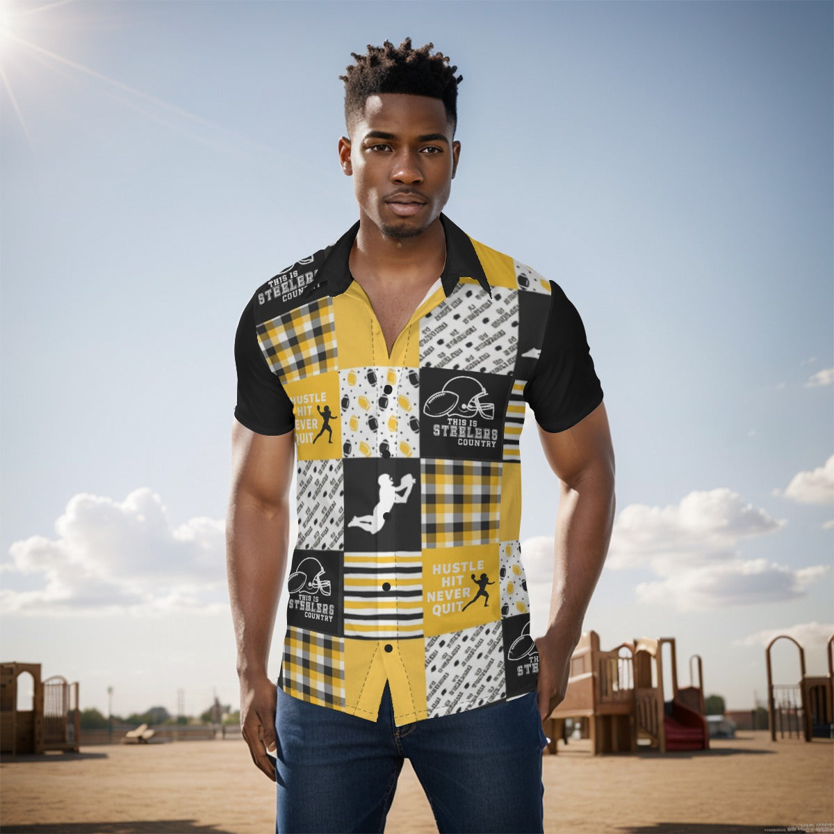 All-Over Print Men's Shirt