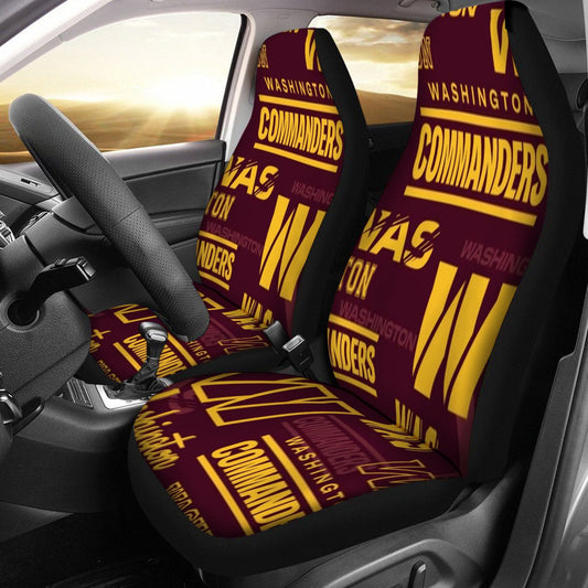 Washington Commanders Universal Car Seat Cover With Thickened Back