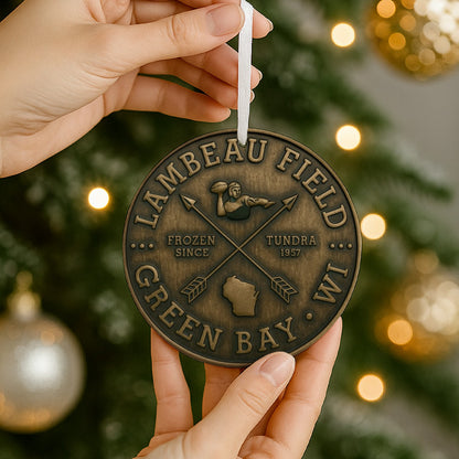 Round Christmas Ceramic Decoration Ornaments
