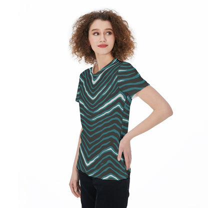 Philadelphia Football Game Day All-Over Print Round Neck T-Shirt