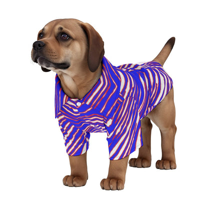 Buffalo Bills Zubaz Pet‘s Hawaiian Shirt