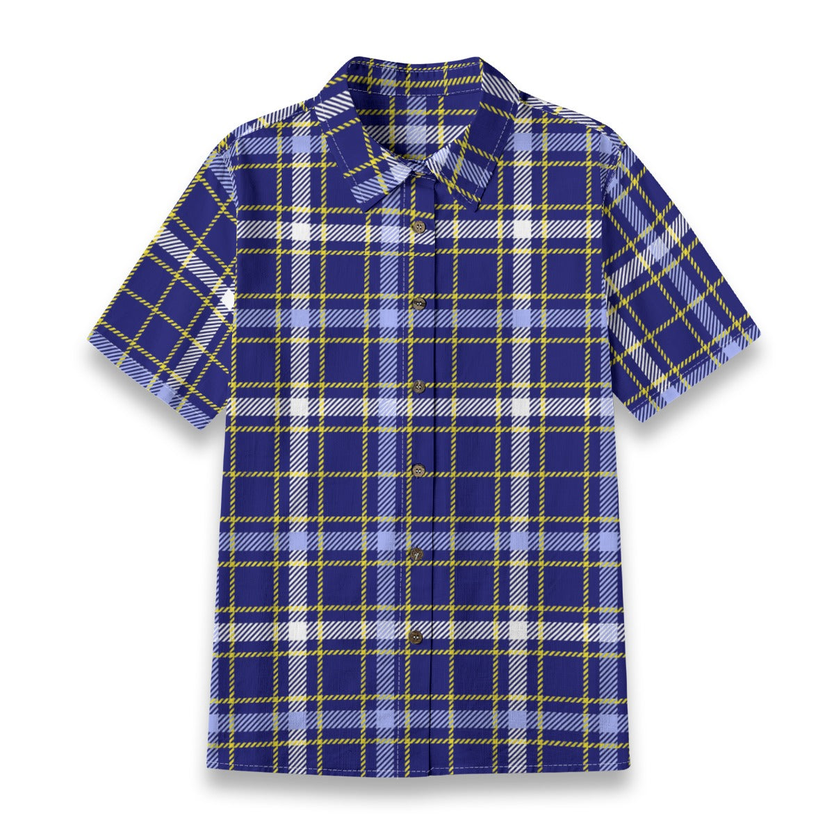 Michigan Tartan Plaid Wolverines Women's Shirt | 125GSM Cotton