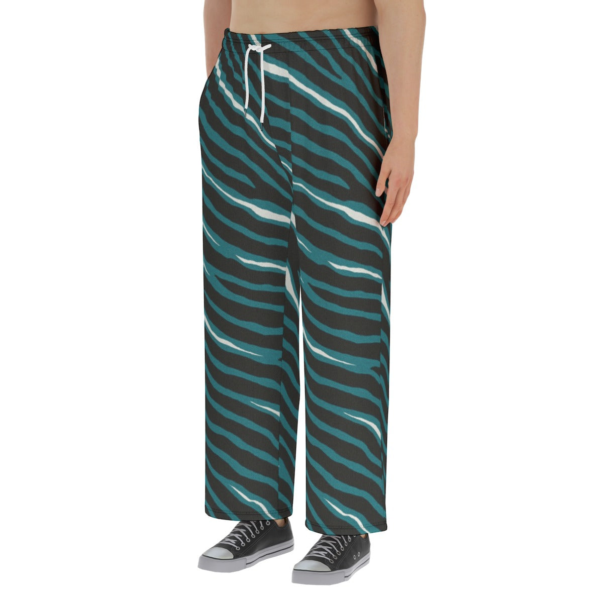 Philadelphia Football Game Day All-Over Print Unisex Knitted Fleece Wide Leg Pants