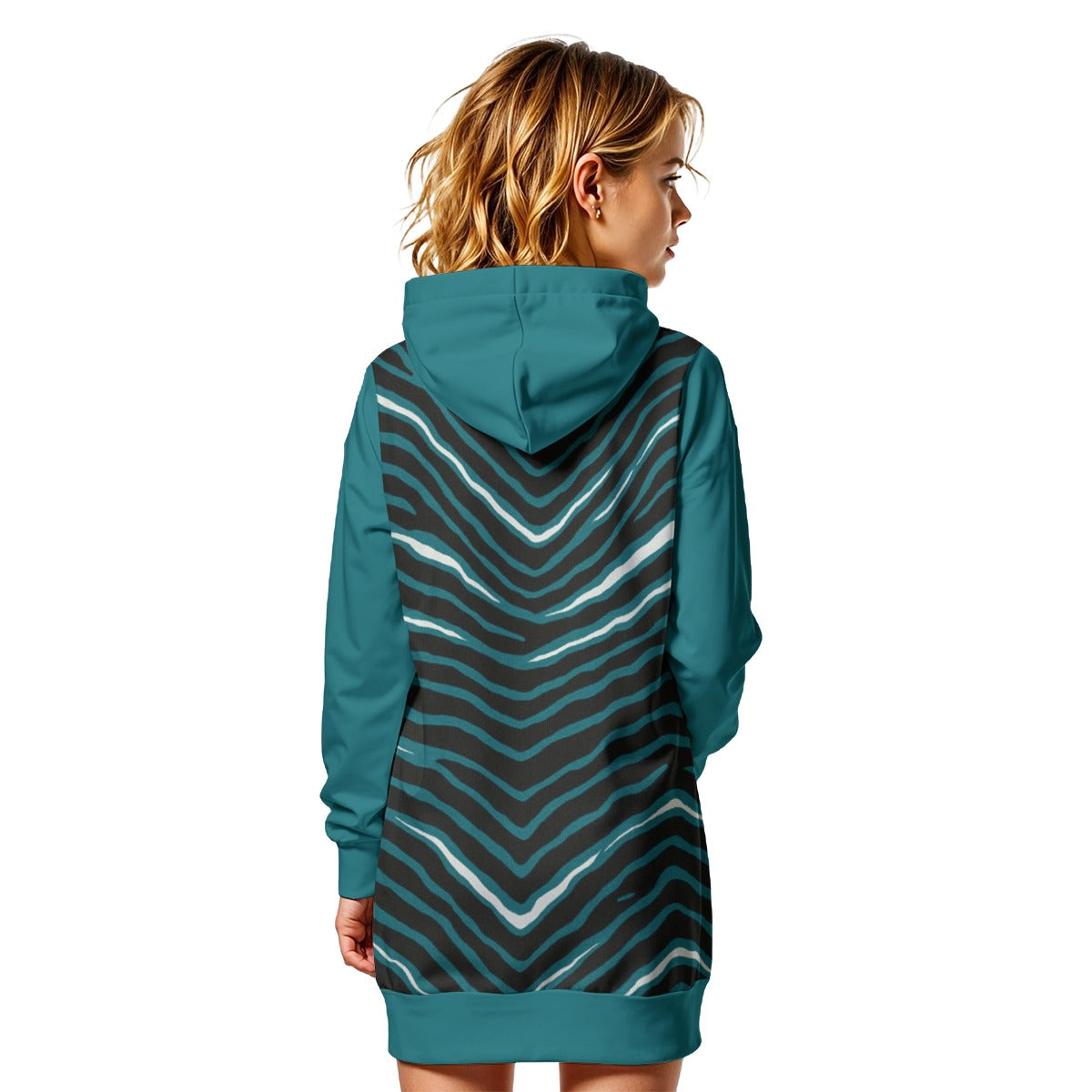 Philadelphia Football Game Day All-Over Print Women's Heavy Fleece Long Hoodie