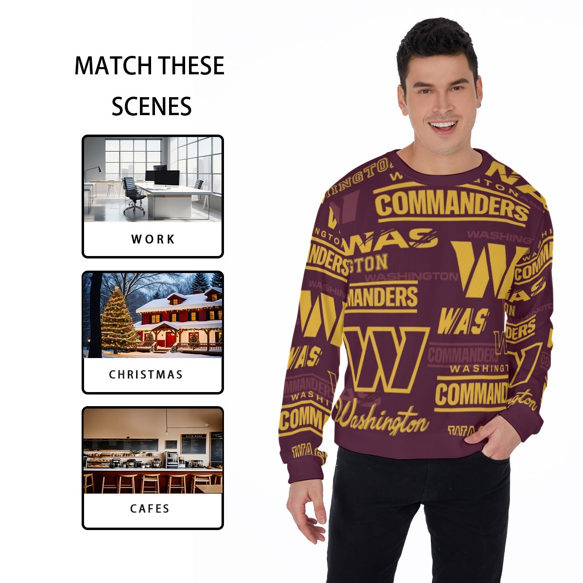 Washington Commanders Men's Sweater
