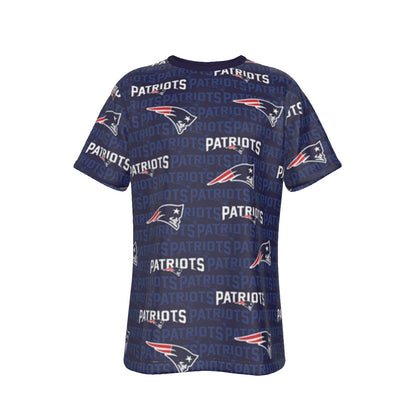 New England Football Game Day All-Over Print Men's T-shirt | Birdseye