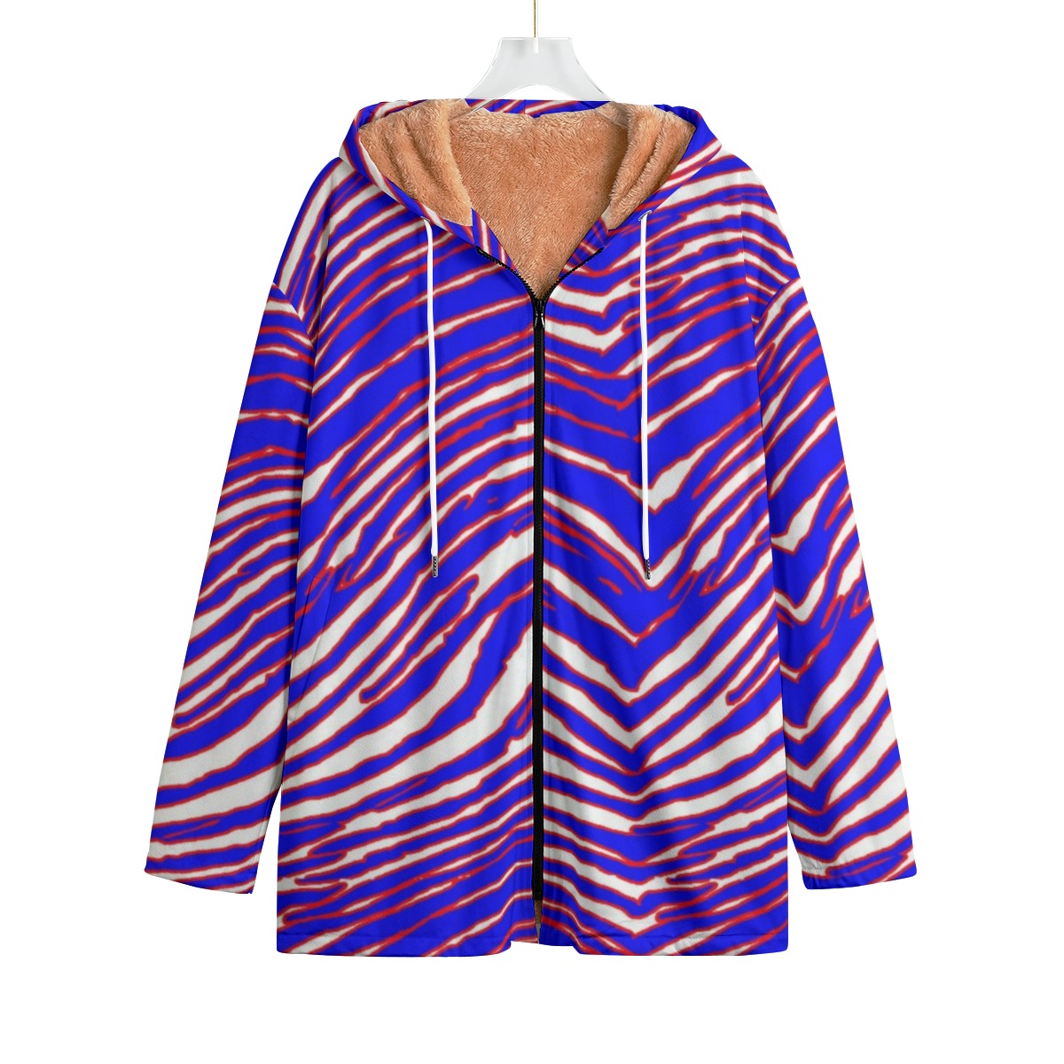 Buffalo Bills Zubaz Kid's Plush Windbreaker