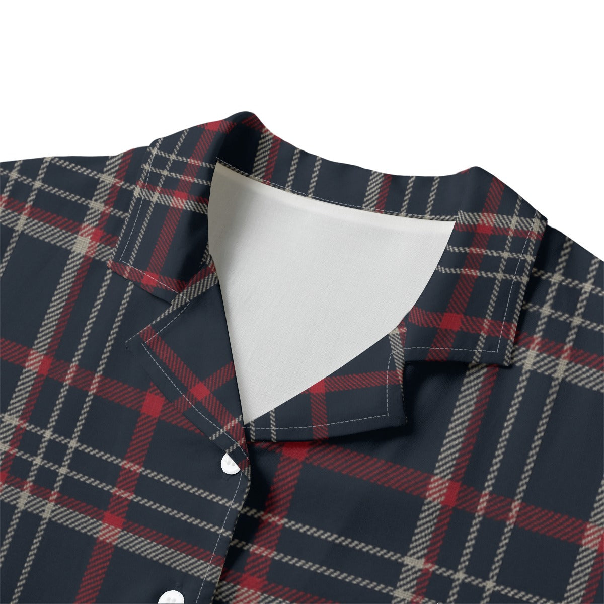 Connecticut tartan plaid Women's Hawaii Shirt | Rayon