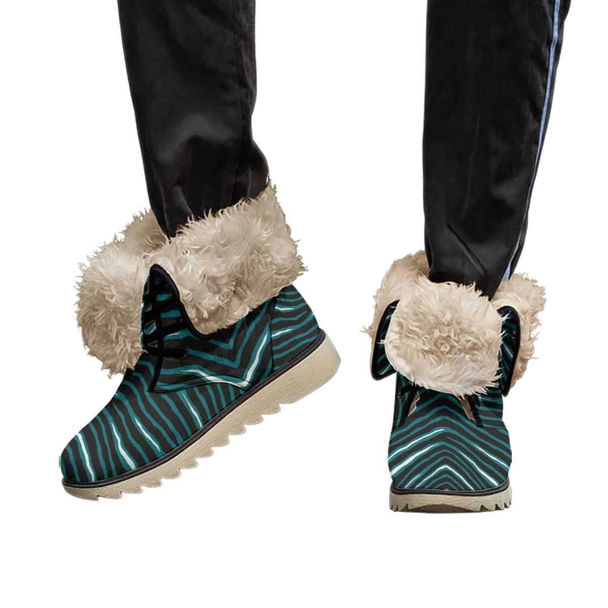 Philadelphia Football Game Day All-Over Print Women's Plush Boots