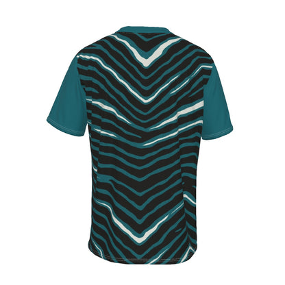 Philadelphia Football Game Day All-Over Print Men's Short Sleeve T-shirt with Neckline Tie