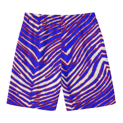 Buffalo Bills Zubaz Men‘s Beach Shorts With Lining