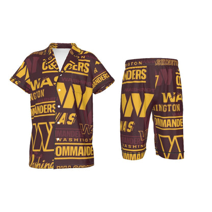 Washington Commanders Kid's Imitation Silk Short Pajamas