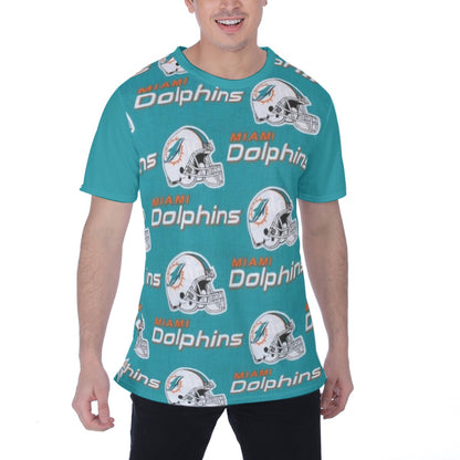 Miami Football Game Day All-Over Print Unisex T-Shirt|145GSM KPO02