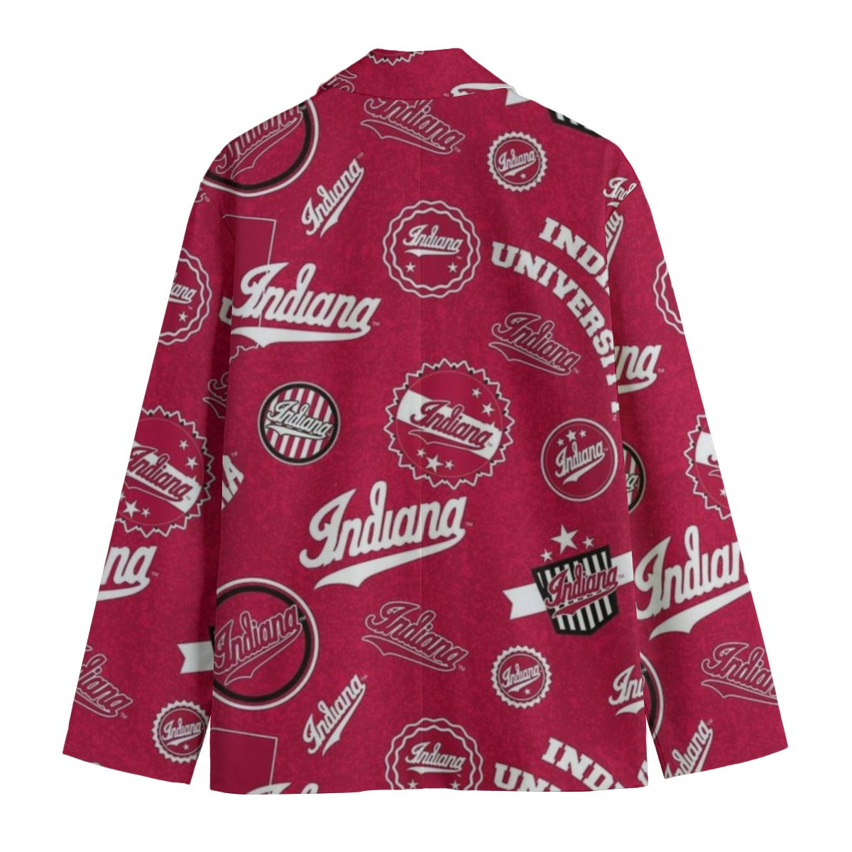 Indiana Bloomington - Hoosiers Suit Flat Lapel Collar Blazer