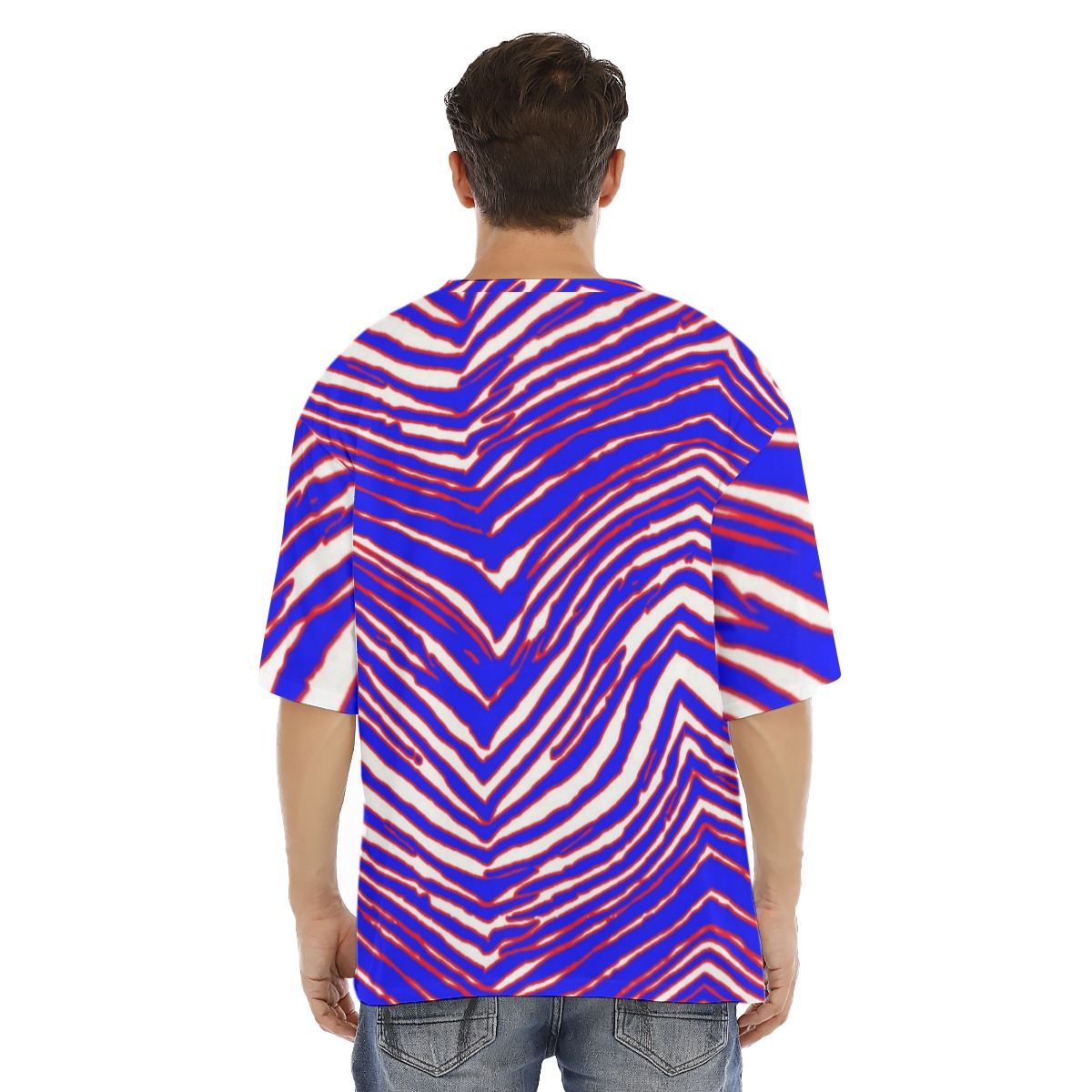 Buffalo Bills Zubaz Men's Drop Shoulder T-shirt With Short Sleeve