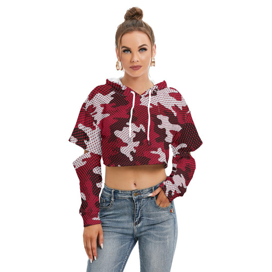 Alabama - Crimson Tide Women's Heavy Fleece Hoodie With Hollow Out Sleeve