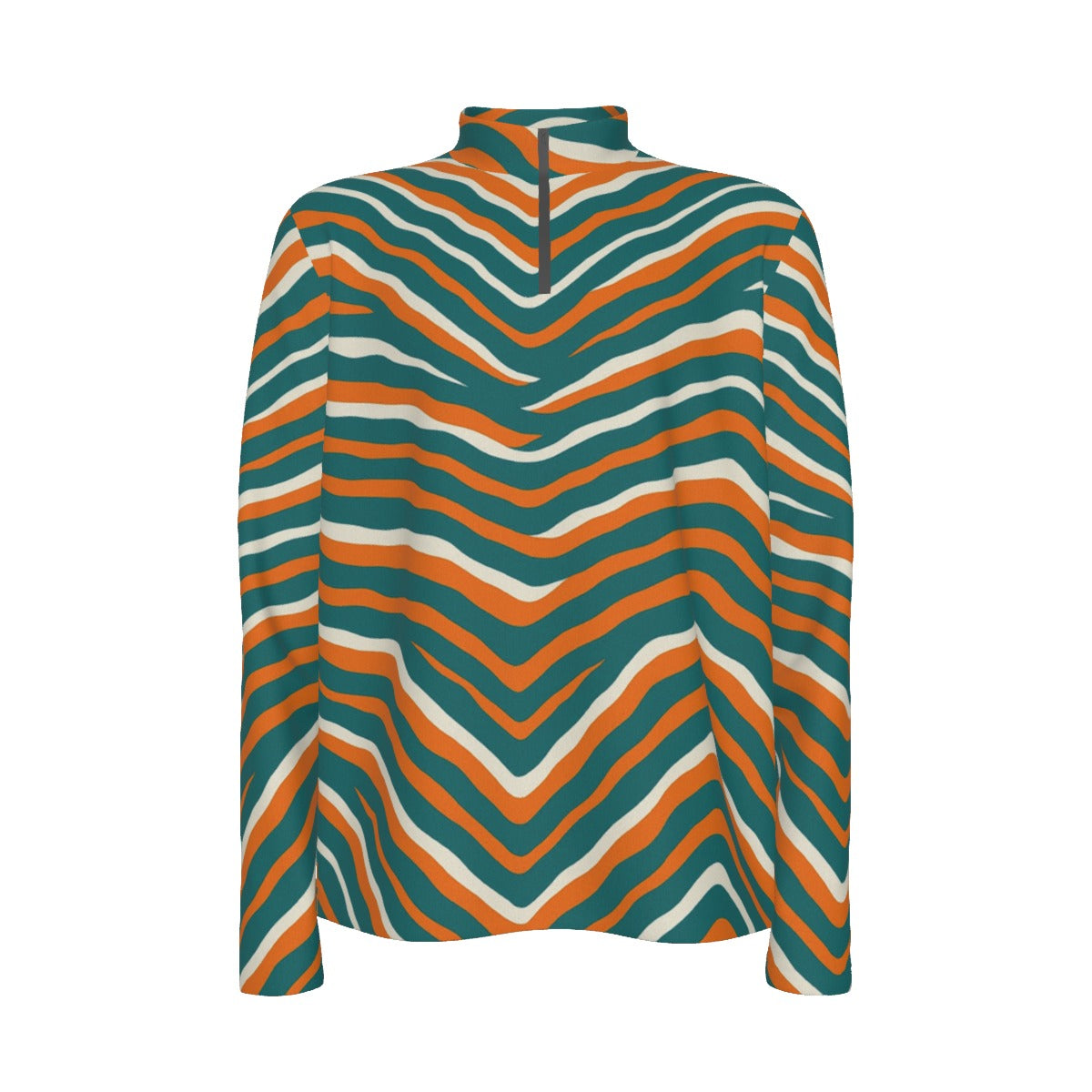 Miami Football Game Day All-Over Print Men's Half Zip Pullover