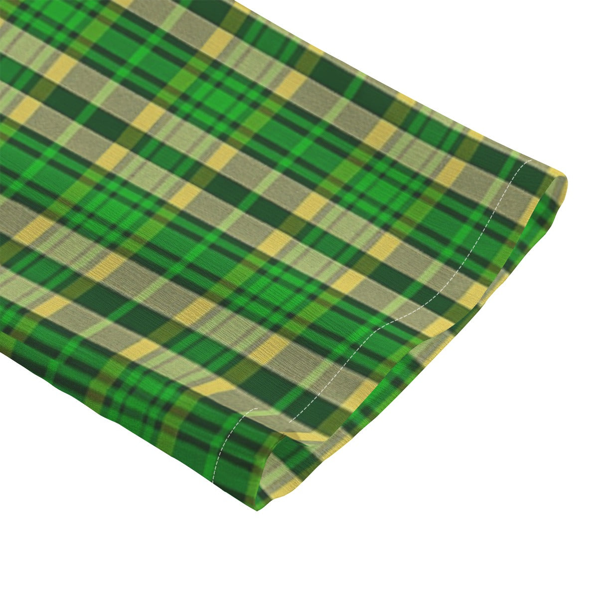 Oregon Tartan Plaid Ducks Women's Chiffon Shirt With Elbow Sleeve