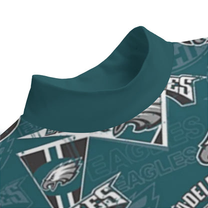 Philadelphia Football Game Day All-Over Print Unisex Mid-high Collar Drop Shoulder Sweatshirt