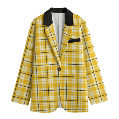 All-Over Print Women's Leisure Blazer | 245GSM Cotton