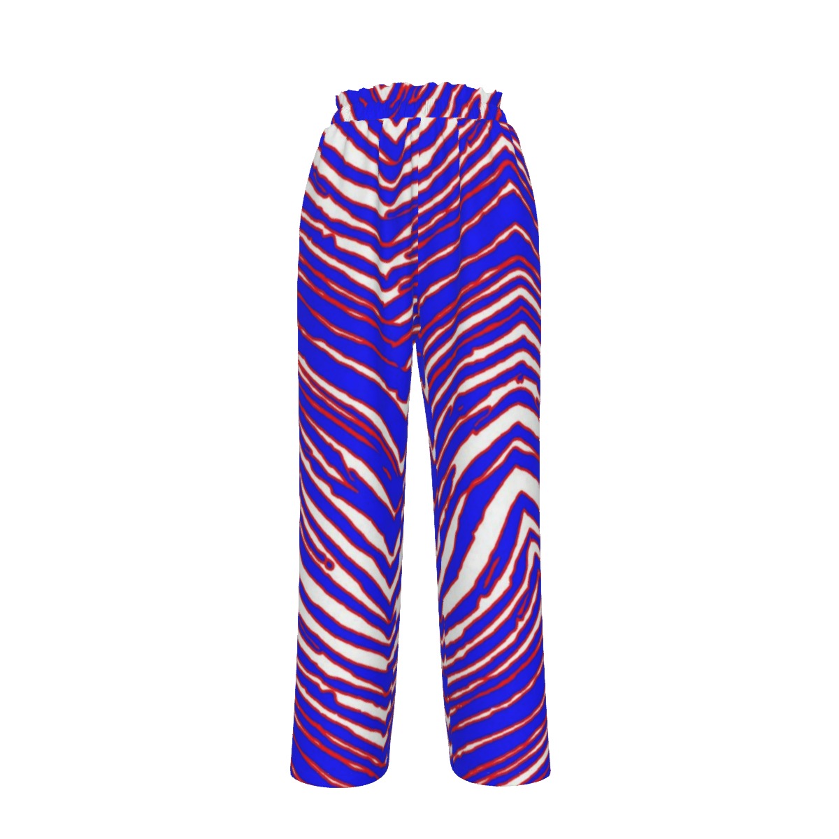 Buffalo Bills Zubaz Women's Faux Silk Wide-Leg Pants