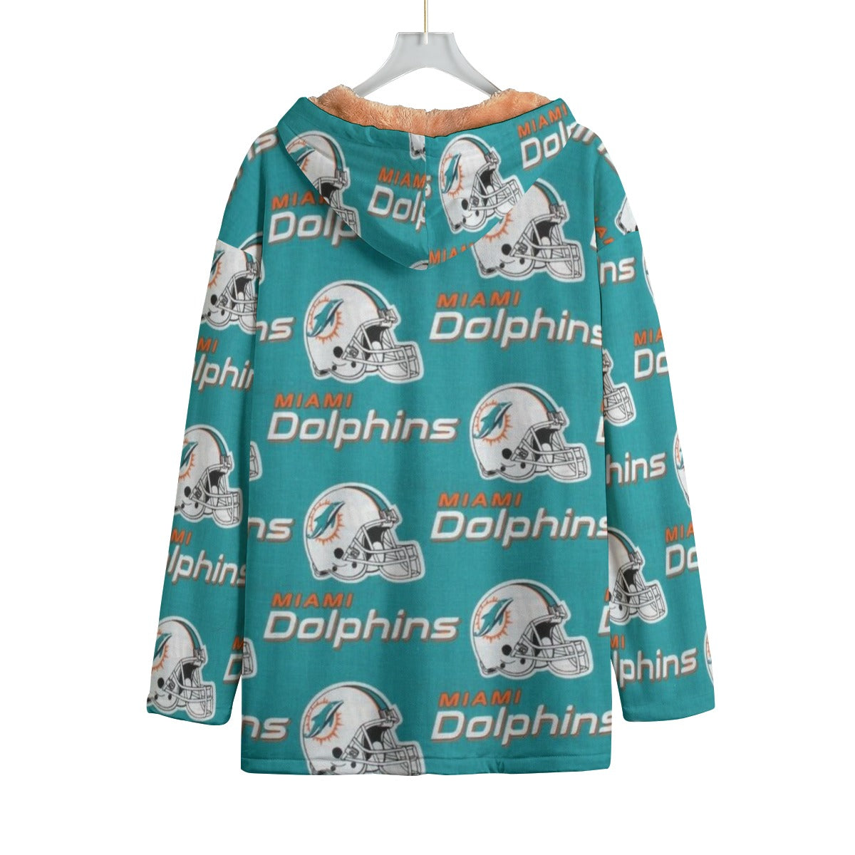 Miami Football Game Day All-Over Print Kid's Plush Windbreaker