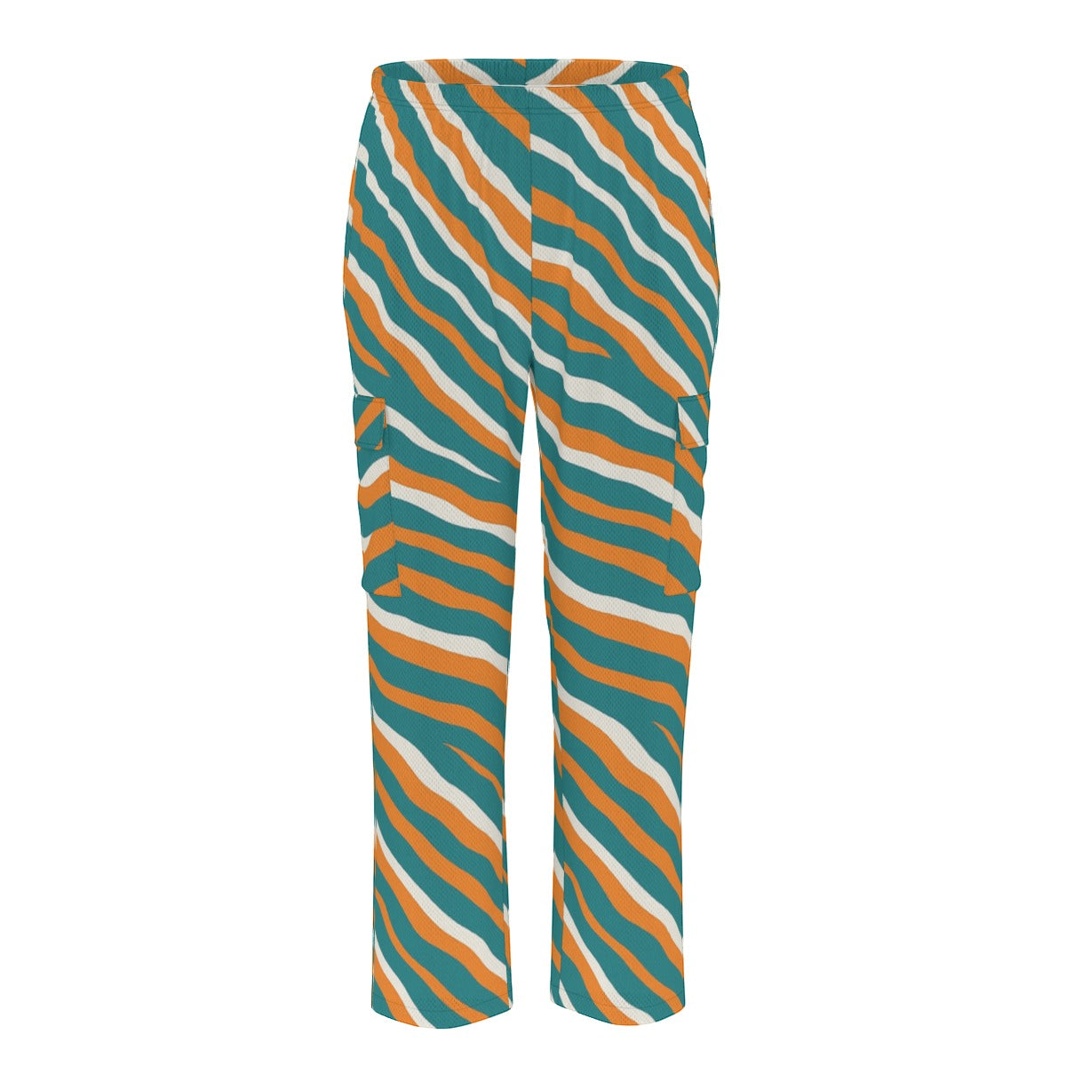 Miami Football Game Day All-Over Print Men's Cargo Pants|220GSM Birdseye