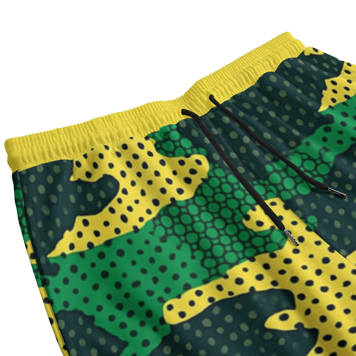 Urban Legend Oregon Green Yellow Camo Sweatpants With Waistband