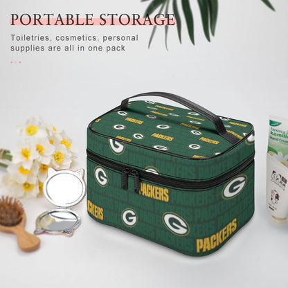 Green Bay Football Game Day Large Capacity Toiletry Organizer Bag
