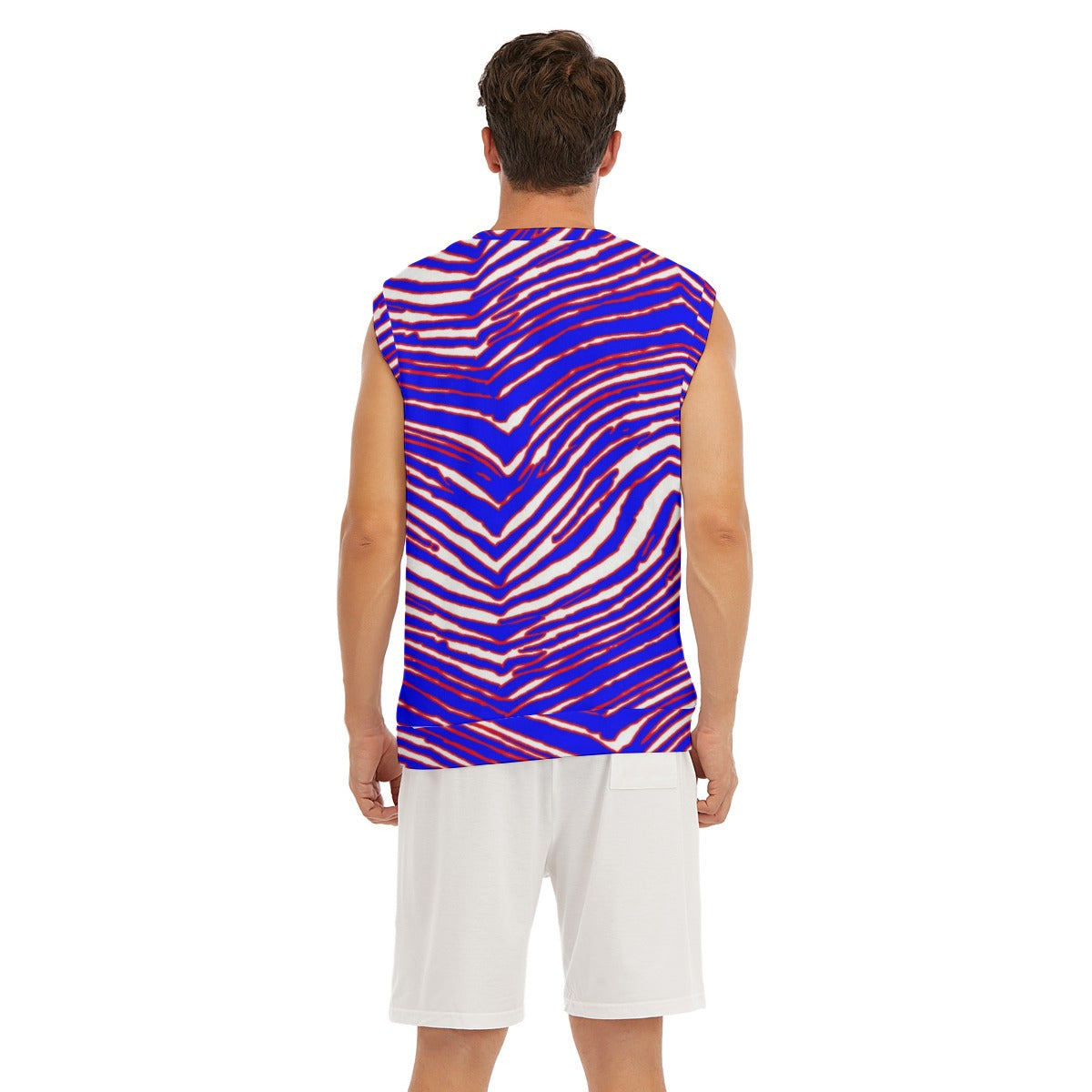 Buffalo Bills Zubaz Men's Imitation Knitted V-neck Vest