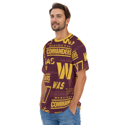 Washington Commanders Men's O-neck Short Sleeve T-shirt