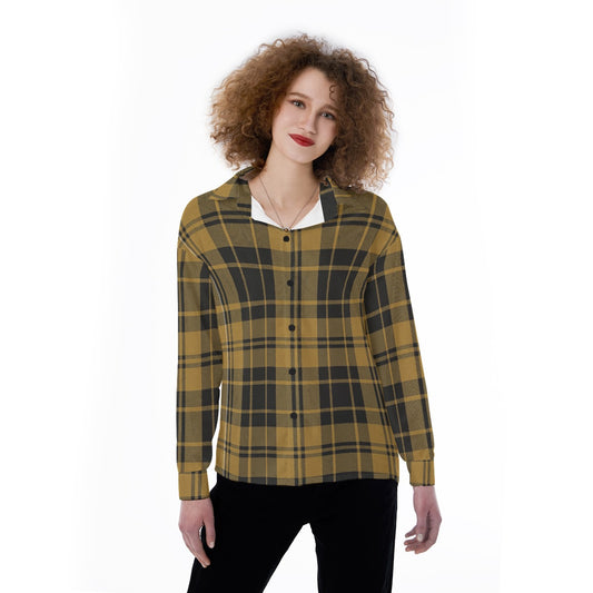 Central Florida - Knights Tartan plaid Women's Satin Shirt