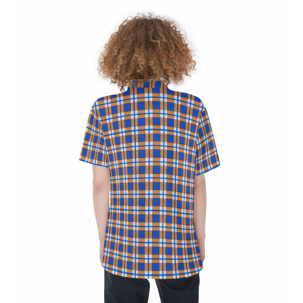 Florida - Gators tartan plaid Women's Short Sleeve Shirt With Pocket