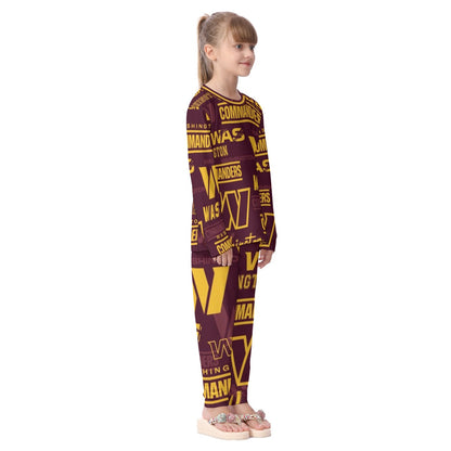 Washington Commanders Kid's Pajamas Set