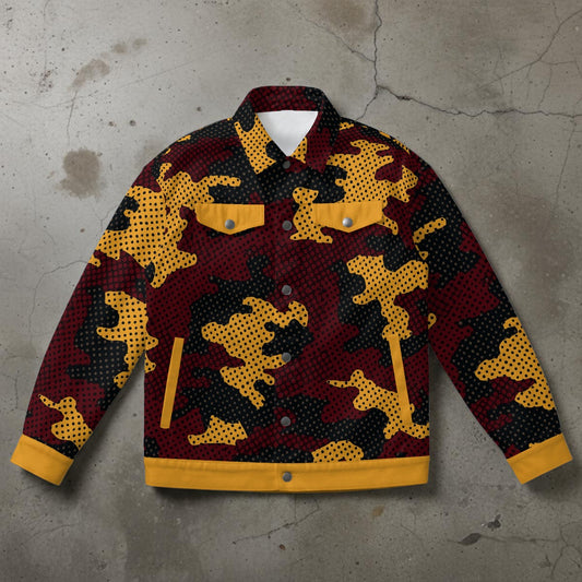 Urban Legend Missouri Black Gold Camo Unisex Collared Jacket